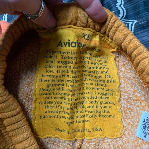 Aviator Nation ombré Joggers size XS - Picture 2 of 6